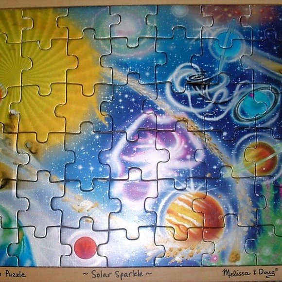 Melissa & Doug - set of 4 wooden puzzles - Picture 2 of 4